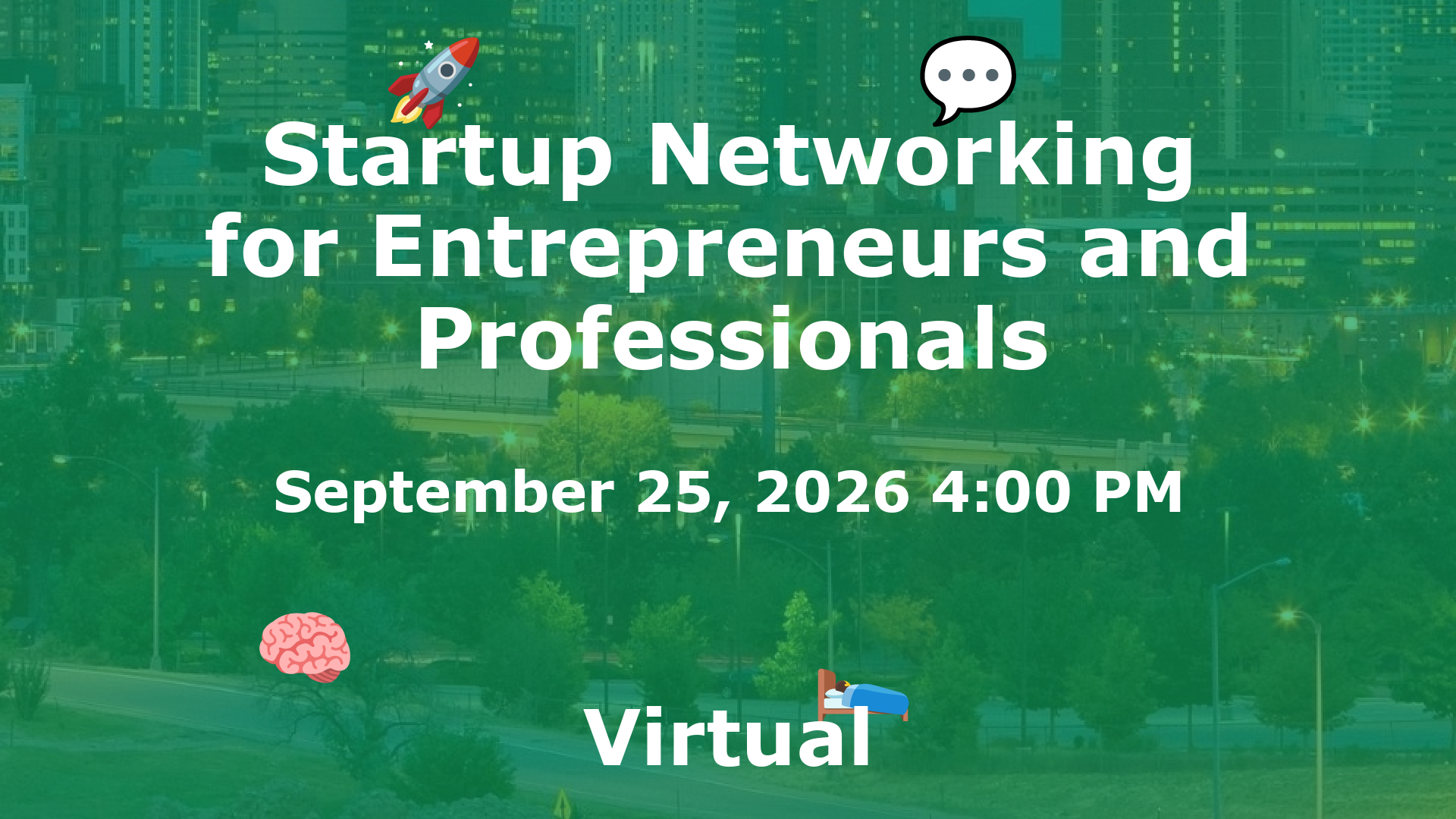 Startup Networking for Entrepreneurs and Professionals event image
